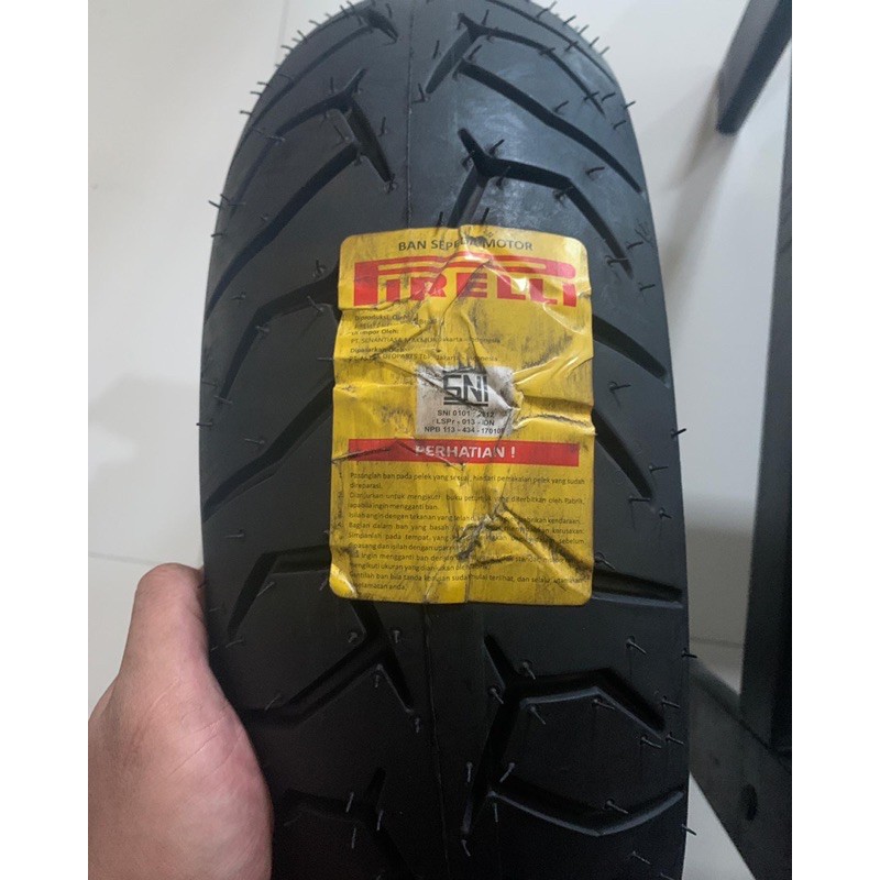 BAN TUBELESS BELAKANG MOTOR PIRELLI DIABLO ROSSO SCOOTER 140/60-14 (AEROX,XMAX,PCX,dll)