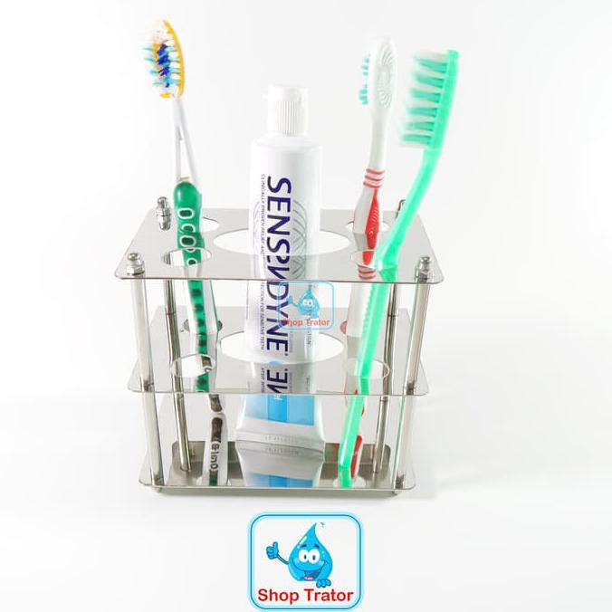 READY ... RAK SIKAT GIGI ODOL STAINLESS MINIMALIS MURAH - TEMPAT SIKAT GIGI