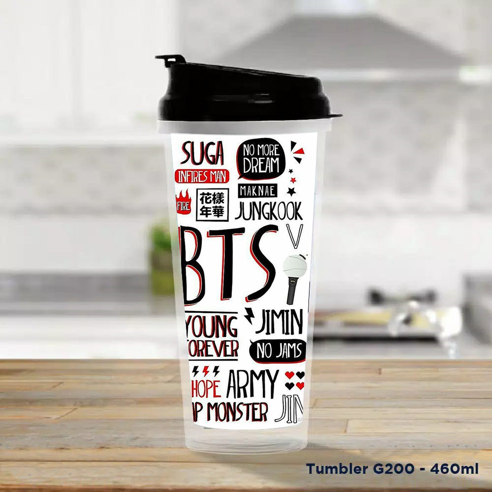 Pusat Mode Tumbler/Tempat Minum Design BTS V1