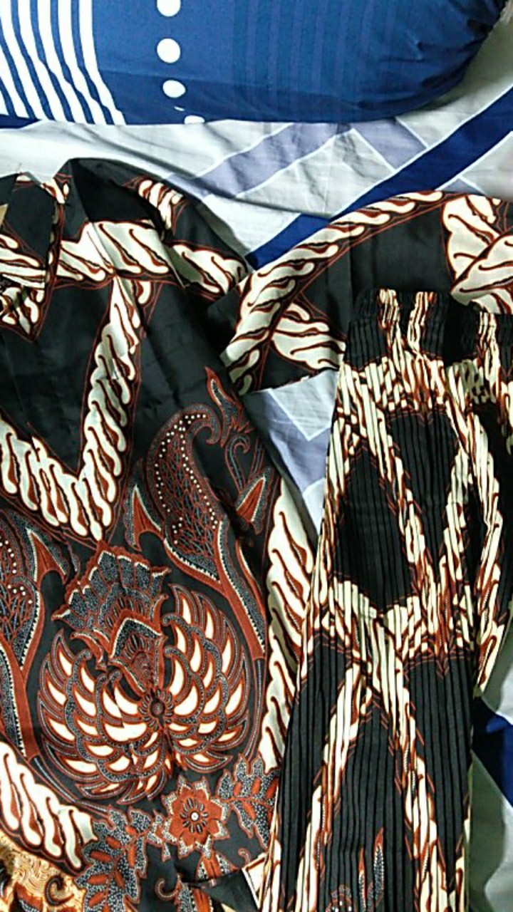 Couple Kemeja Batik Dan Rok Prisket / Real Pict Kemeja Batik / Cod Kemeja Dan Rok