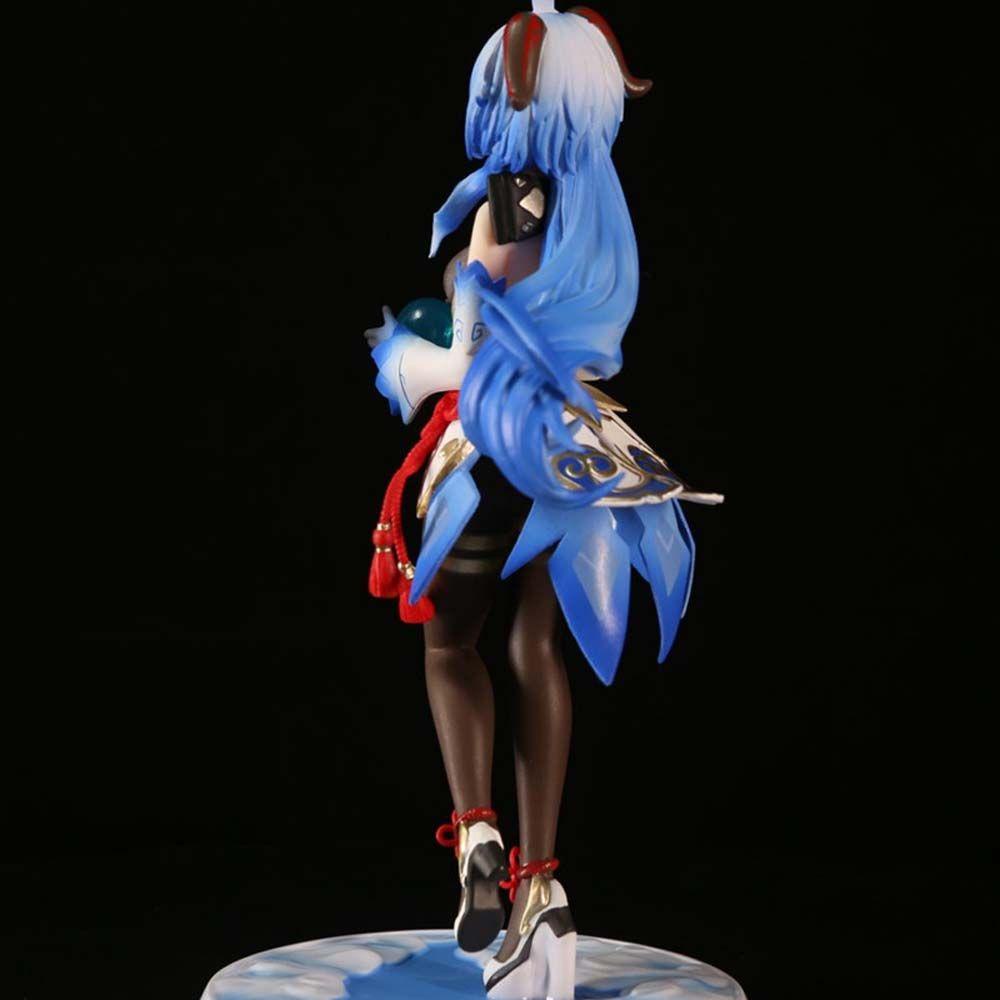 Lanfy Genshin Impact Figure Mainan Model Patung Paimon Keqing Ganyu Dekorasi Desktop Model Anime Mainan Koleksi Figure Klee Hibana Action Figure