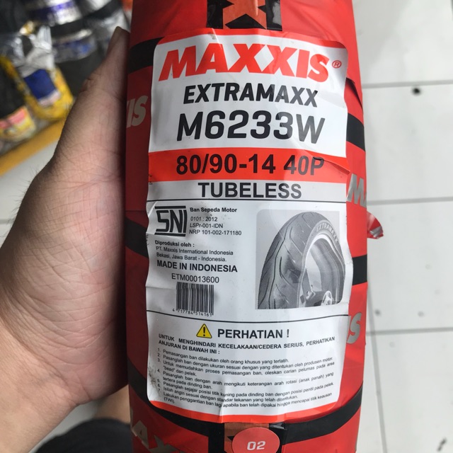 MAXXIS 80/90-14 M6233 BAN MOTOR MATIC DEPAN RING140