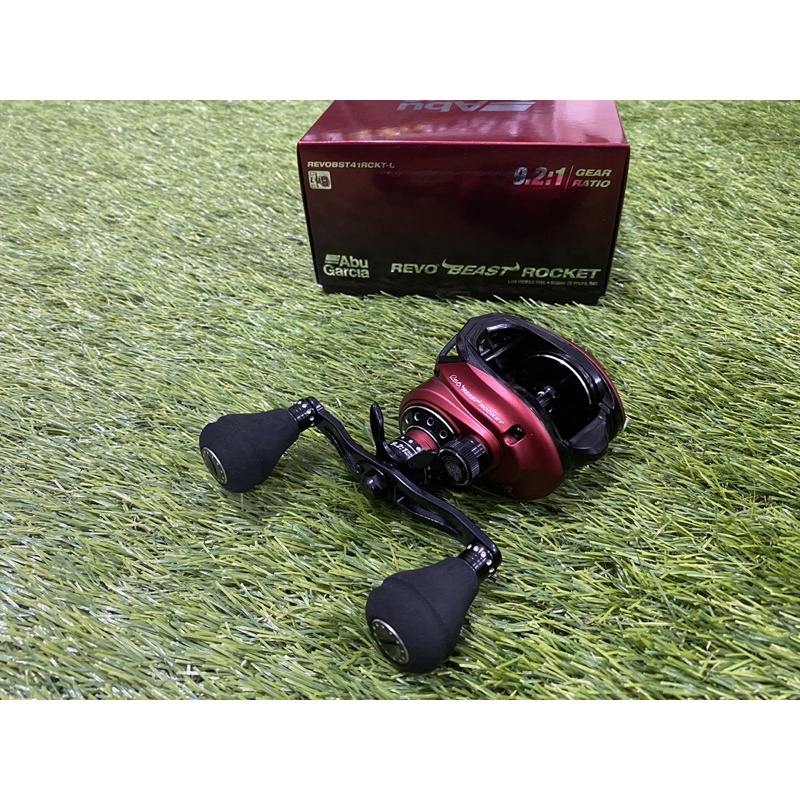 REEL BC ABU GARCIA REVO BEAST ROCKET-L REVOBST41RCKT L HANDLE KIRI 1501043