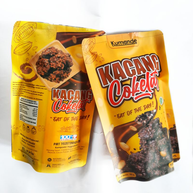 

Snack Kacang Coklat Premium - Jajan Jadul Resep Keluarga - 120 gram