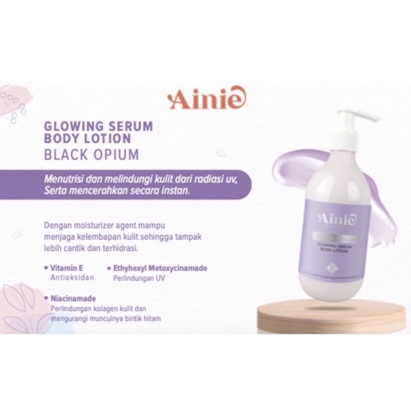 Ainie Glowing Body Serum Hand Body Lotion 300ml