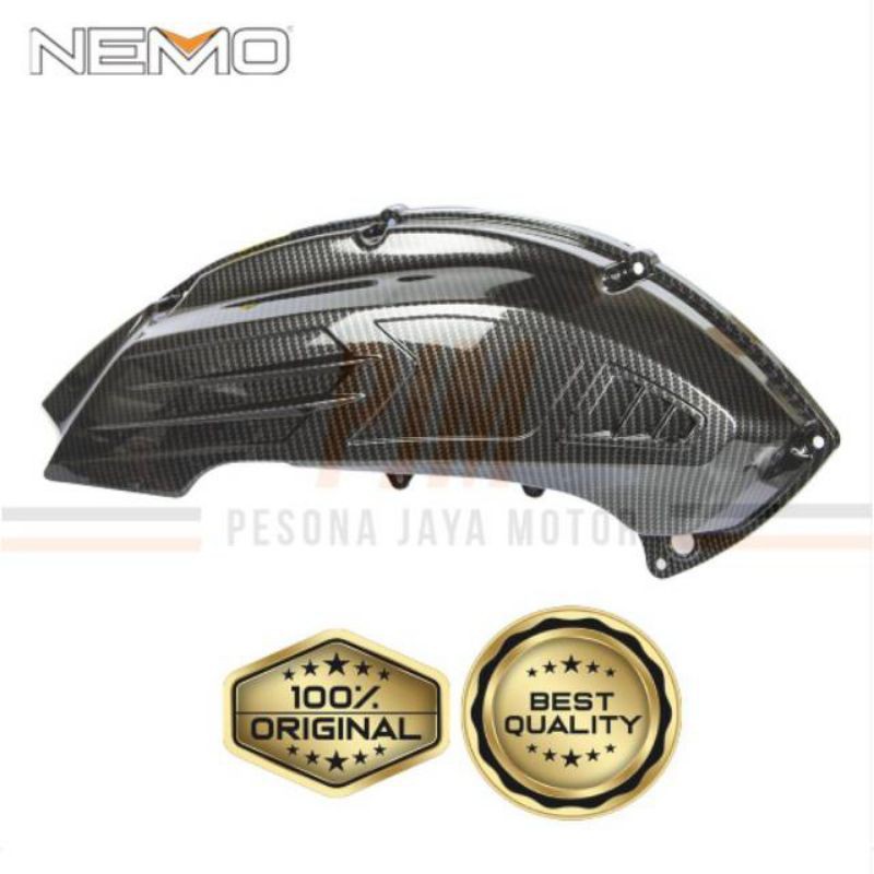 Cover Hawa Tutup Hawa Nmax New 2020-2021-2022/Aerox New 2021-2022 Karbon Cover Filter Tutup Filter Nmax New 2020-2021-2022/Aerox 2021-2022 Karbon Nemo Original  FOURSIX_46