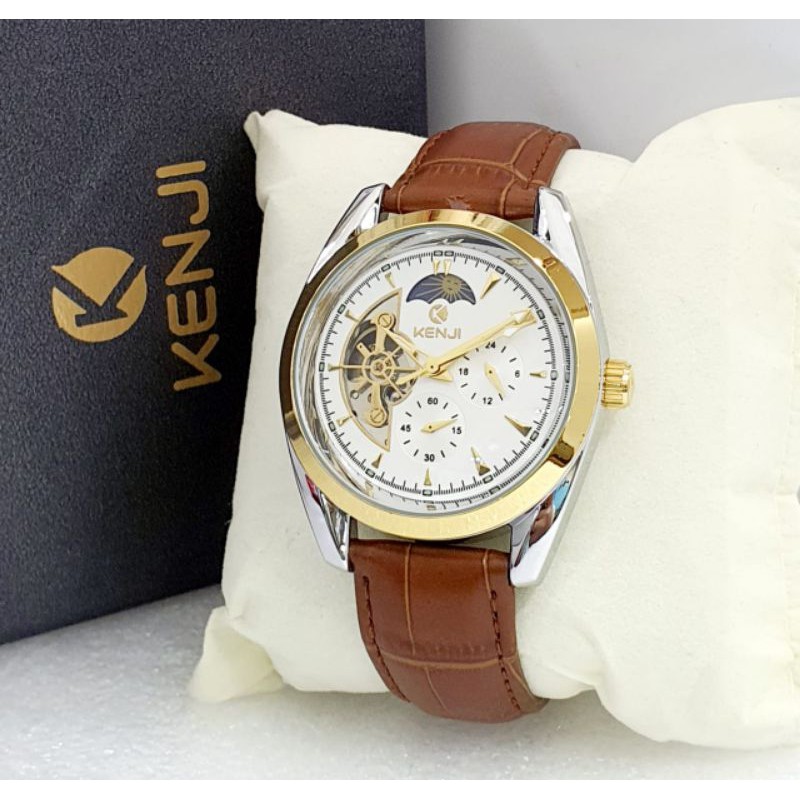 Jam Tangan Pria Kenji Original K601P Automatic Mesin