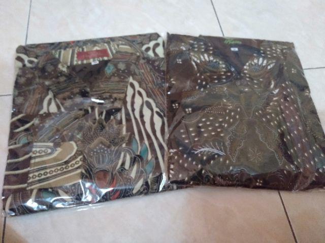Batik Solo Brhamakerta Mewah Kemeja Pria Katun Halus Sragenan Full Furing