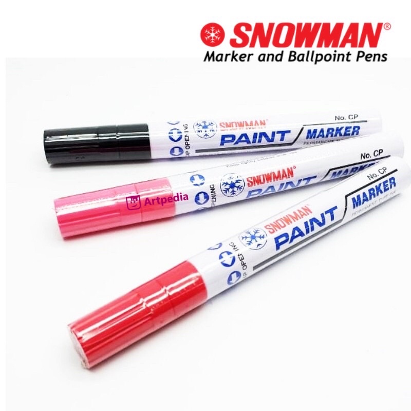 Spidol Snowman Paint Marker No. CP / Snowman Paint Marker Warna - Spidol Snowman Paint Marker Murah