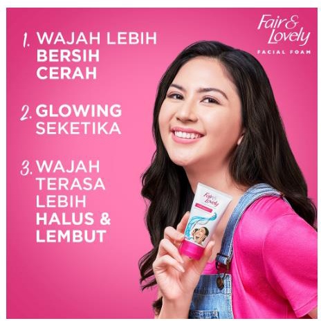 * KYRA * Fair And Lovely Brightening Facial Foam dan Krim Pencerah Harian dan Multivitamin - Kemasan Sachet