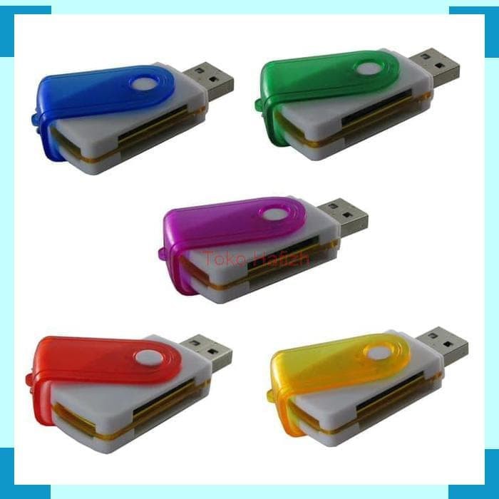 USB Card reader putar 4 in 1 usb 2.0