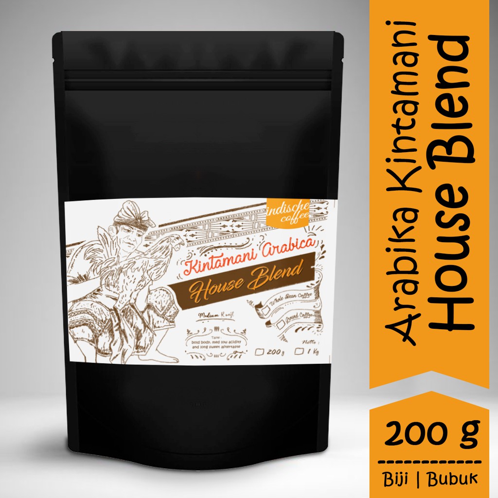 

INDISCHE KOPI ARABIKA BALI KINTAMANI HOUSE BLEND 200G BIJI/BUBUK