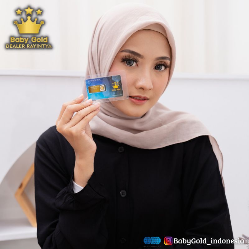 Logam Mulia 0.02 gram Babygold Emas mini Dealer Resmi Bandung Minigram minigold antam COD BANDUNG