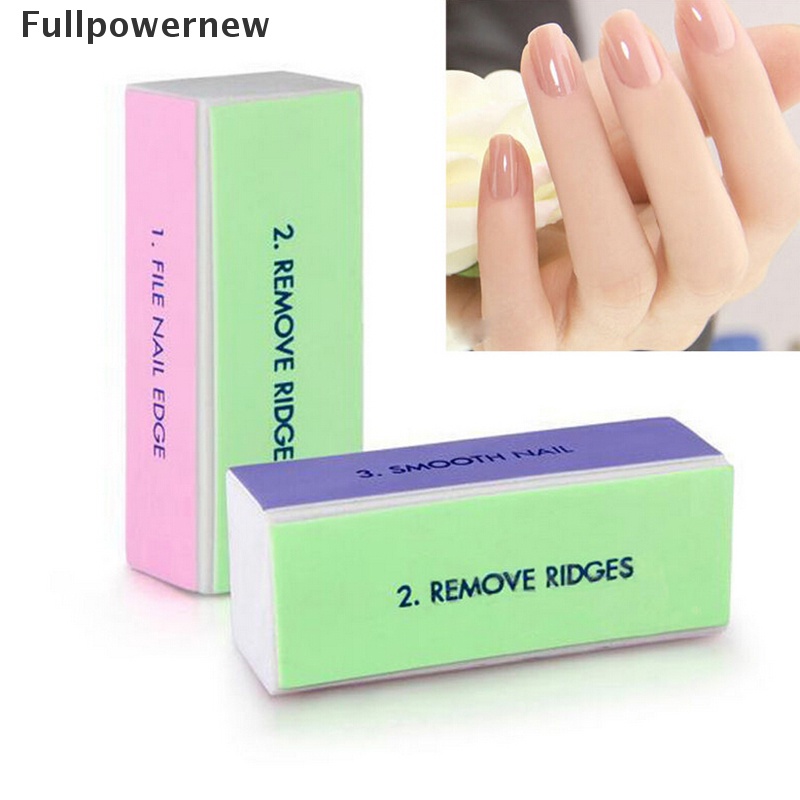 (FULL) 1pc Balok Buffer / Kikir Kuku 4 Sisi Untuk Manicure / Nail Art