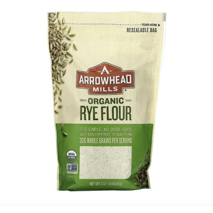 

Arrowhead Mills Organic Rye Flour 567g
