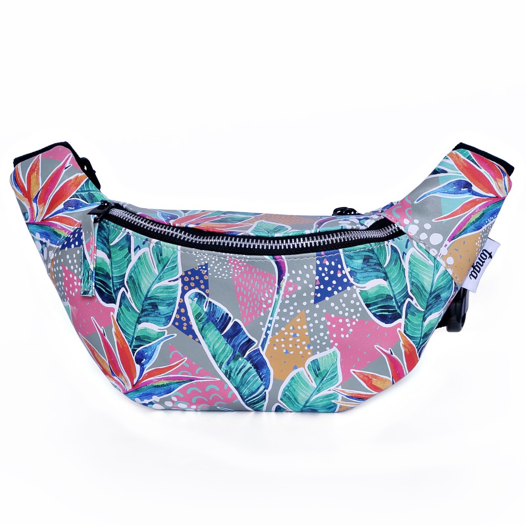  Tas Wanita Tas Selempang Wanita Waist Bag Tonga Leaf 