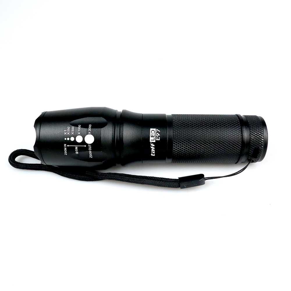 Senter Tactical XML-T6 3000 Lm+Baterai+Charger+Box-E97