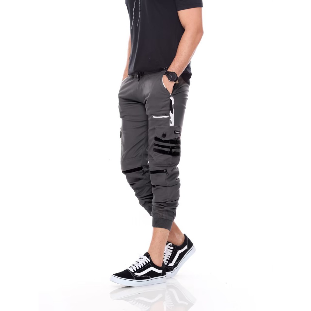 Celana Jogger Zipper Distro Bandung