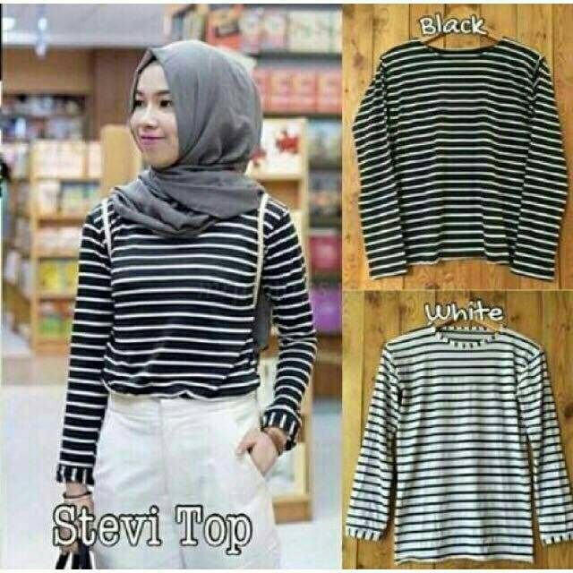 Fourfashion STEVY / STEVI / STEVIA TOP BEST PRICE BAHAN ADEM TSHIRT 1KG 7PCS NO. 12