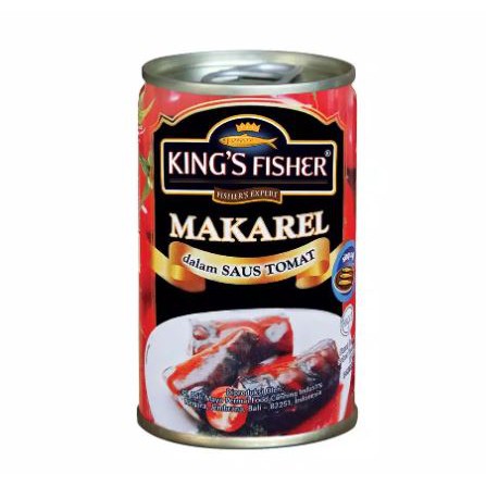 

King's Fisher Makarel dalam Saus Tomat 155 gr