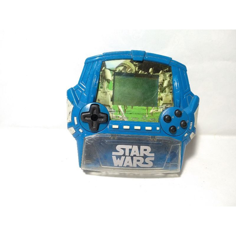 Game Watch Gimbot Gamebot Star Wars Lucas Film 1999 Tiger Electronics Starwars Jadul Rare Retro Toys