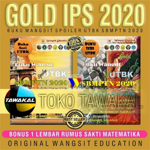 PAKET GOLD IPS UTBK SBMPTN 2020 BUKU WANGSIT