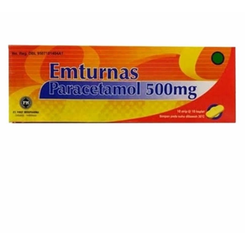 EMTURNAS PARACETAMOL STRIP 10 TABLET