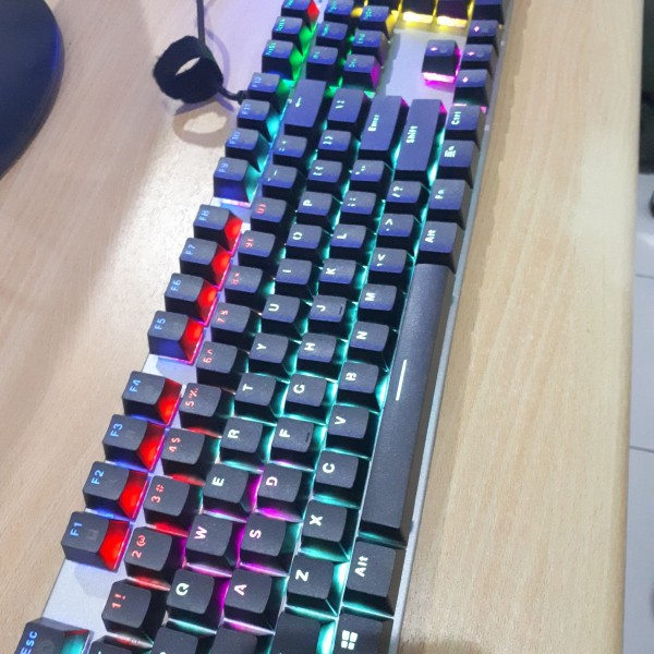 KEYBOARD GAMING MECHANICAL BLUE SWITCH  HP GK400F ORIGINAL GARANSI RESMI DISTRI BUTOR 1TAHUN