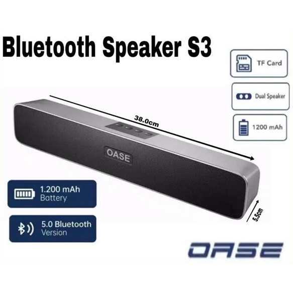Oase S3 Bluetooth Speaker