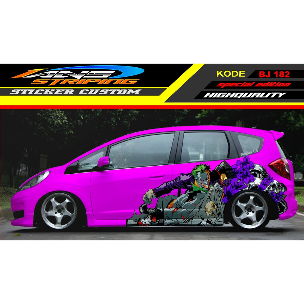 DECAL STICKER MOBIL HONDA JAZZ JES