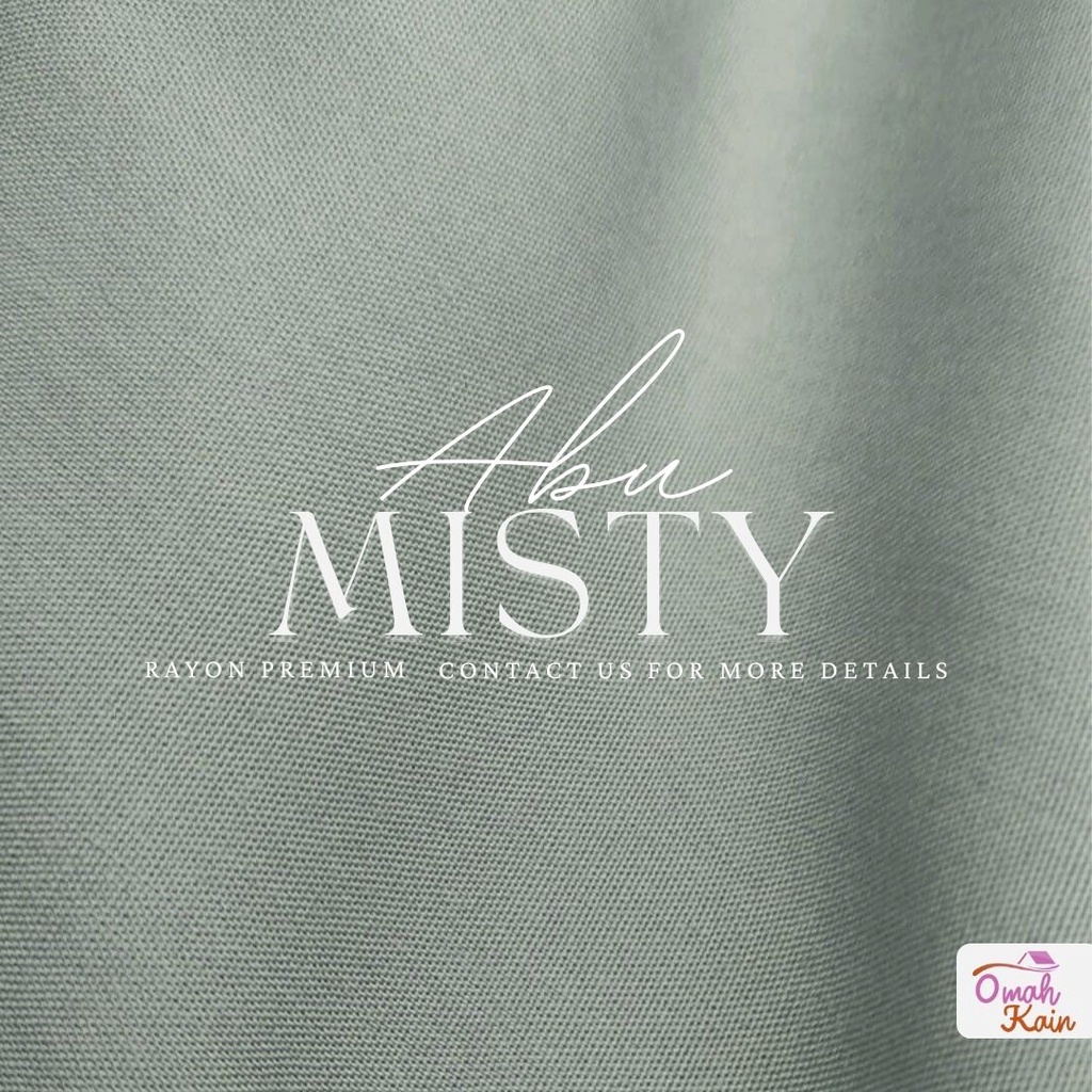 KAIN RAYON POLOS PREMIUM (TIDAK BERBULU, TIDAK NERAWANG,JATUH,ADEM DAN MEWAH)#omah kain-Abu Misty