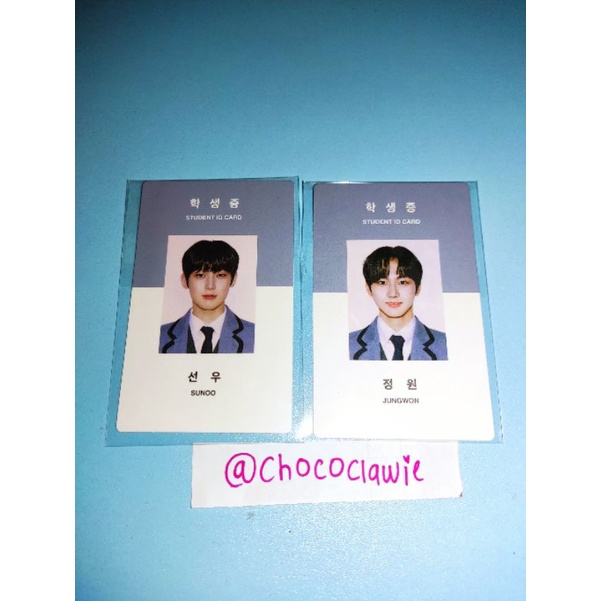 ID CARD SEASON GREATING ENHYPEN JUNGWOON SUNOO