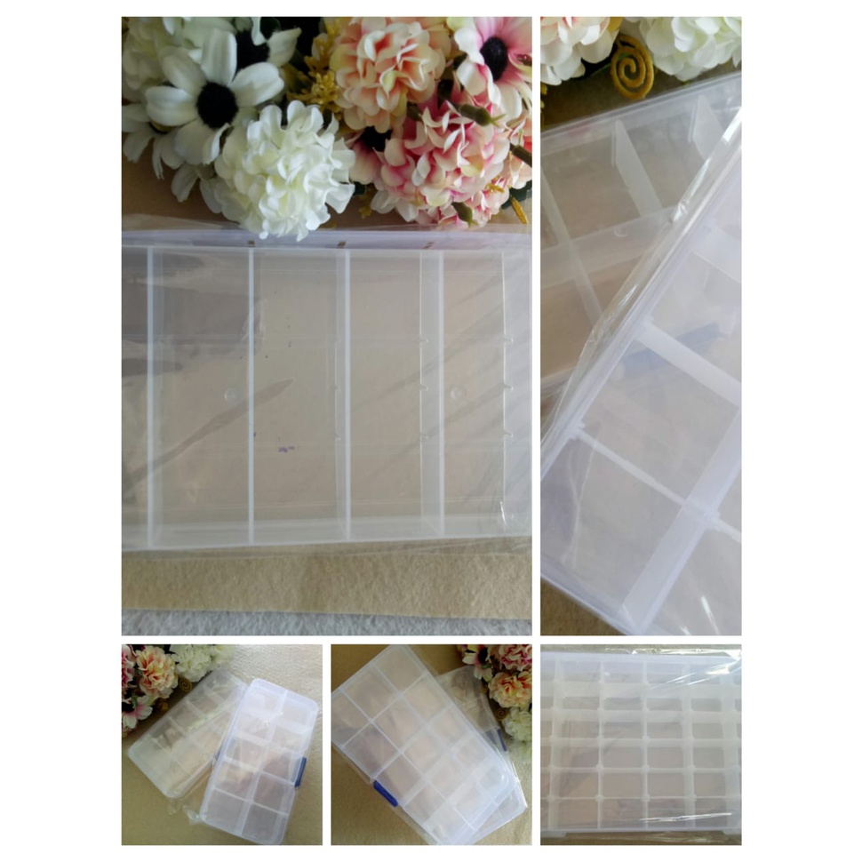 Kotak aksesoris box, storage box plastik, wadah aksesoris termurah