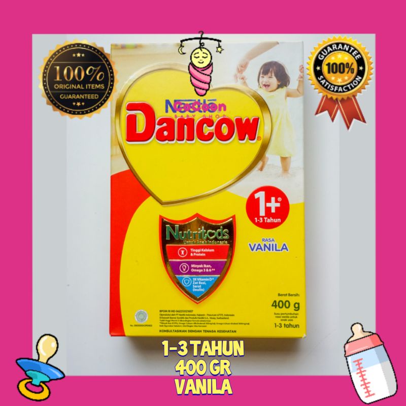 Susu Formula Anak Dancow Nutritods 1+ 1-3 tahun Vanilla Vanila 350g 350 gr 400g 400 gr