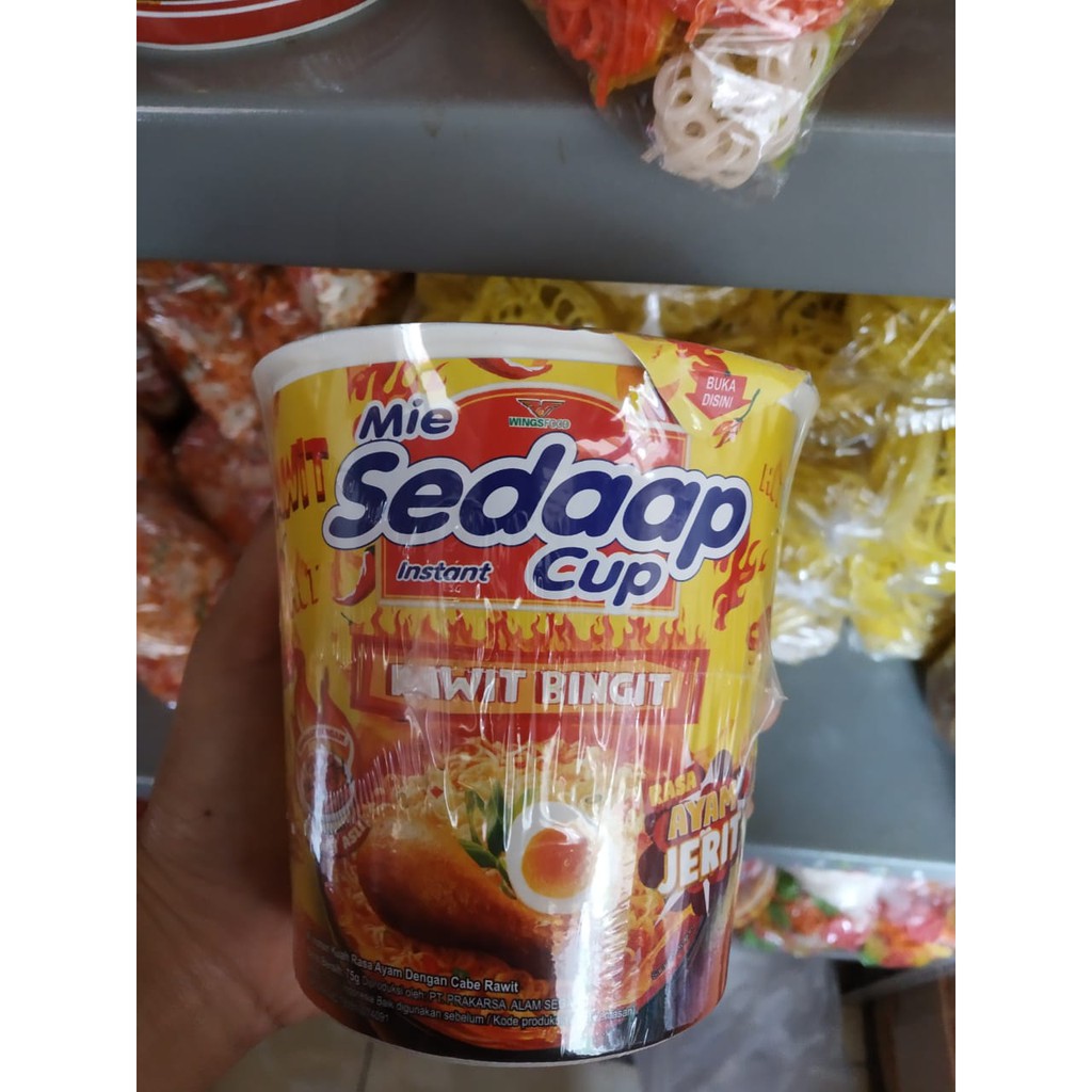 

Mie Sedaap Instant Cup 75 gr Rasa ayam jerit