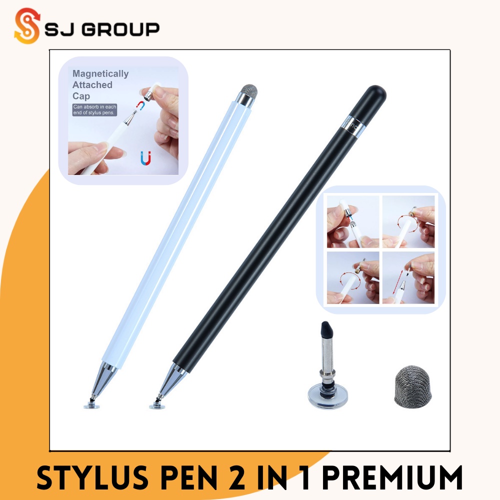 Stylus Pen 2 in 1 Metal Universal Touch Screen Digital Drawing Pencil HP Tablet Stylus Pens