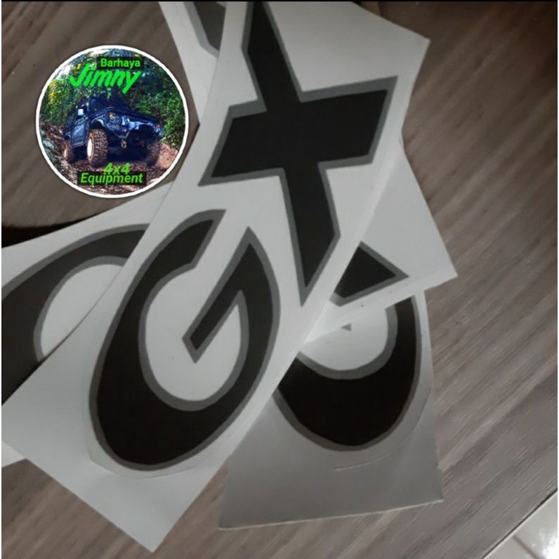 STIKER GX KATANA PINTU BELAKANG JIMNY
