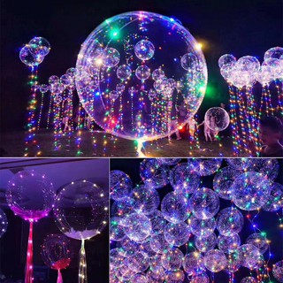  Lampu  Balon  LED Menyala Dalam Gelap untuk Dekorasi  Pesta 