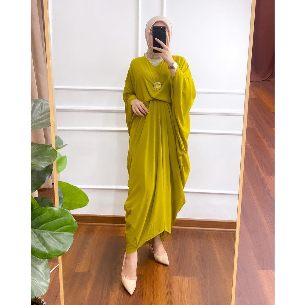 PLAIN KAFTAN / KAFTAN RAYA / KAFTAN LEBARAN