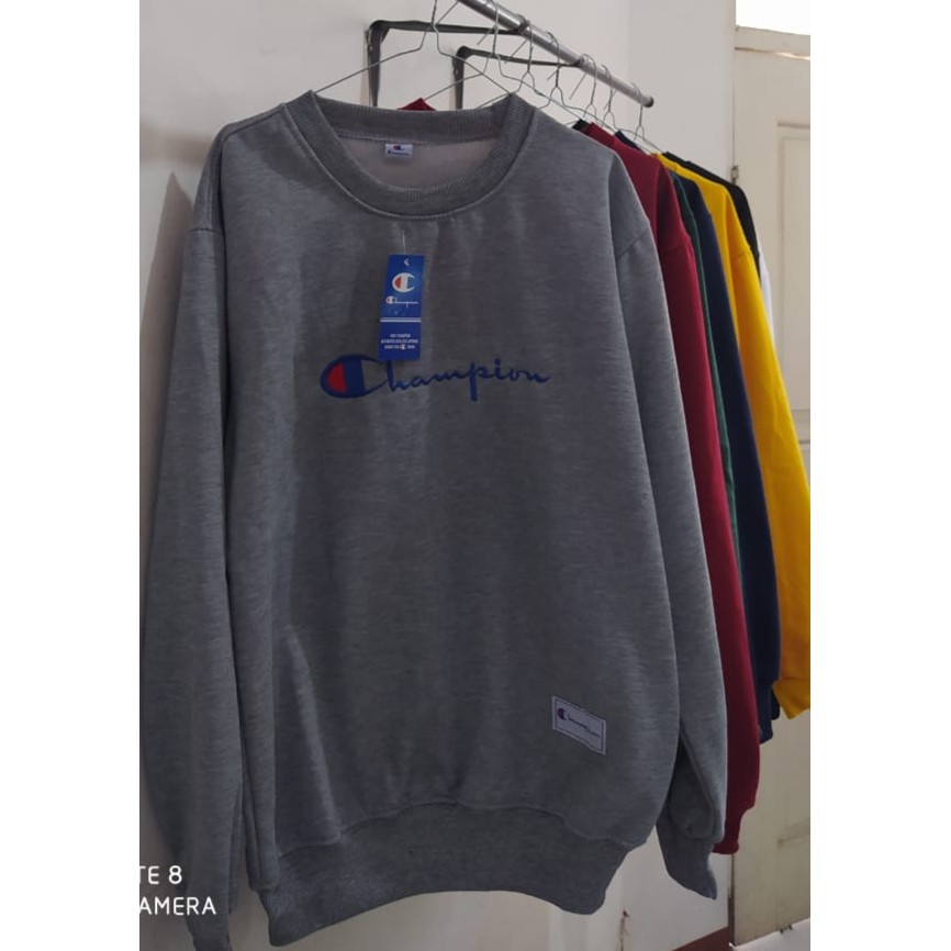 Crewneck Reverse Weave Small Script