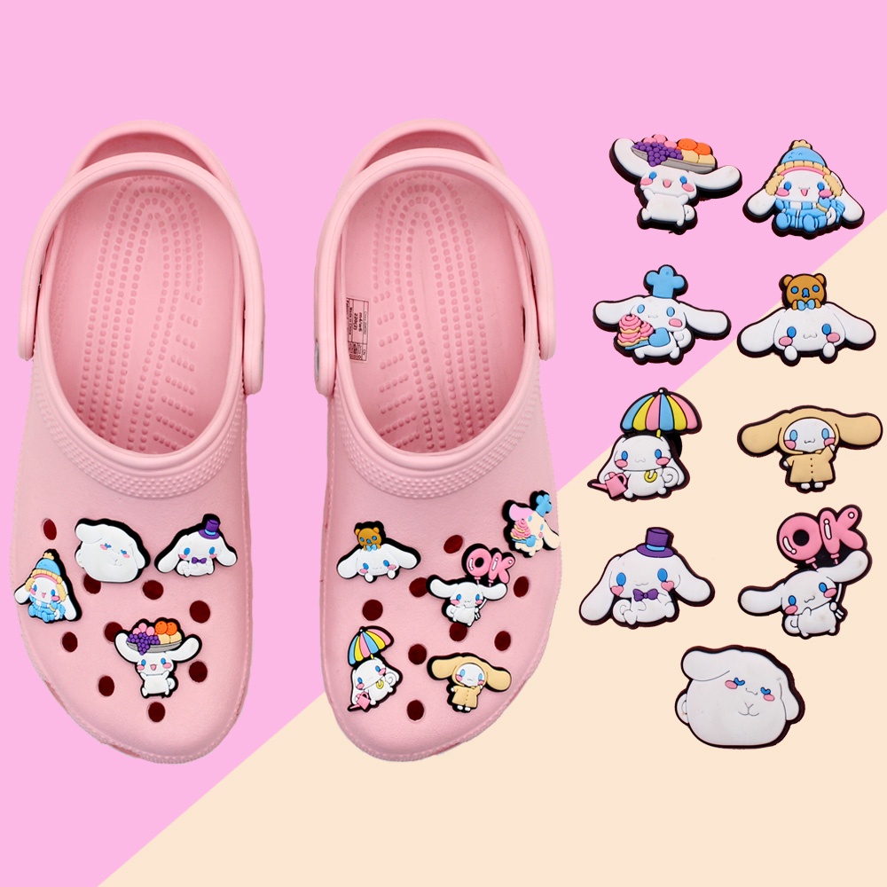 Jibbitz anjing yugui yang lucu Crocs Pin Gesper Sepatu Motif Kartun anime shoe charms DIY decorate gadis Anak sandal Hadiah accessories