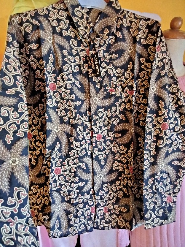 Kemeja Batik Pria Lengan Panjang Katun Bintang Laot Hem Batik Cowok Modern Slimfit Style & Quality