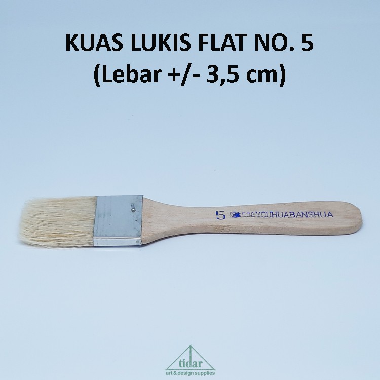 

Brush / Kuas WTH 598 Gepeng / Datar / Flat No. 5