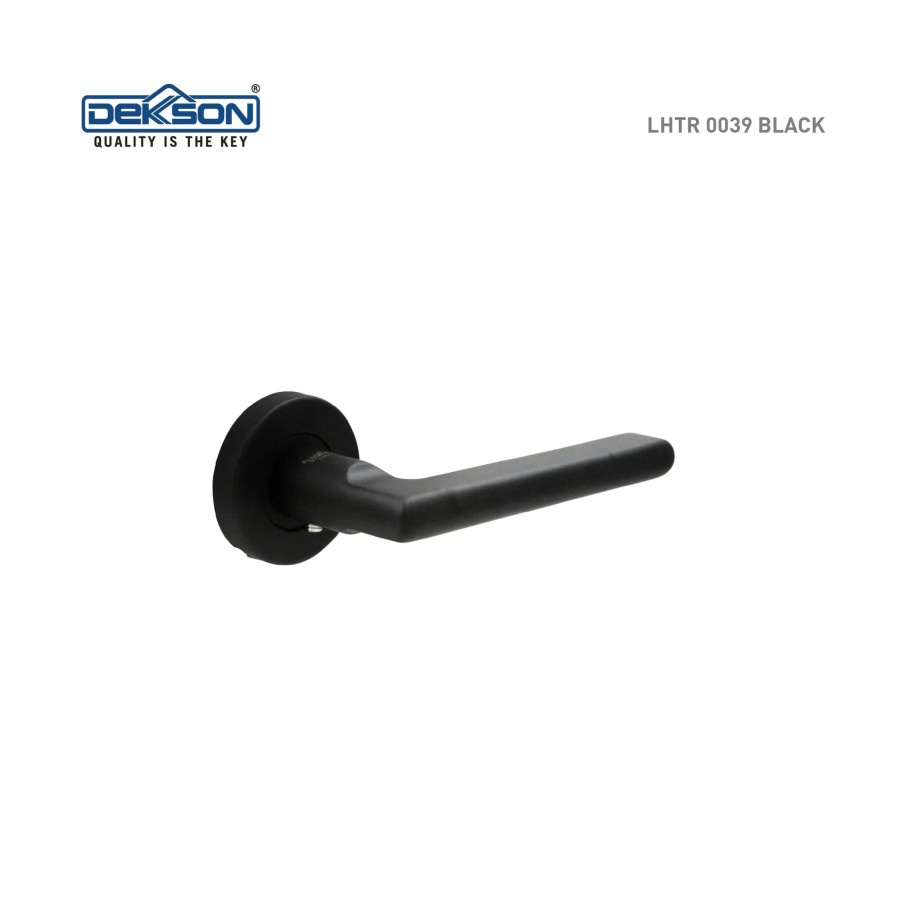 DEKKSON - GAGANG PINTU HITAM/LEVER HANDLE TUBE ROSES DEKKSON LHTR 0039 BLACK