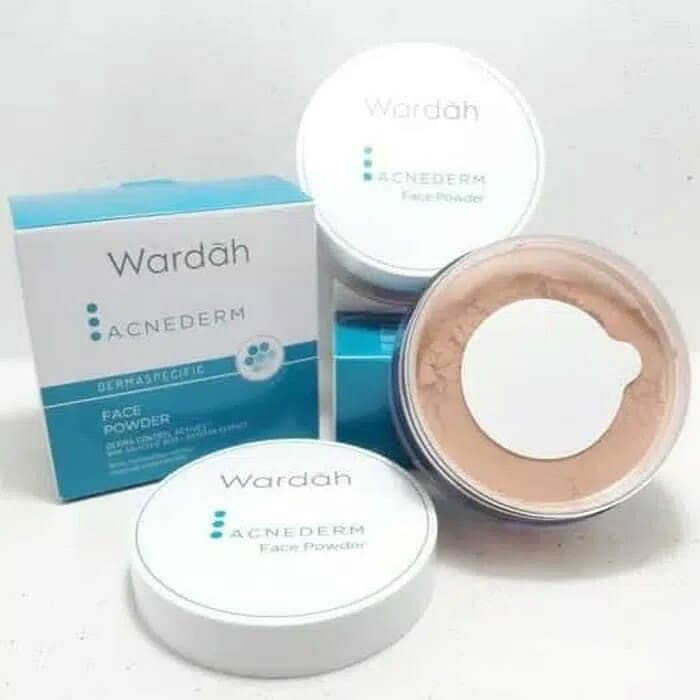 Wardah Acnederm face powder / bedak tabur jerawat wardah