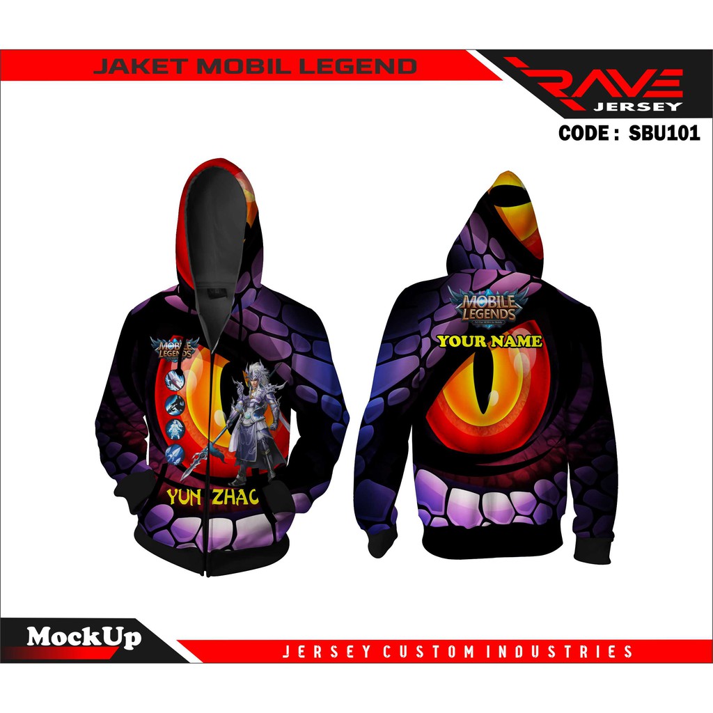 jaket mobile lagend fullprint