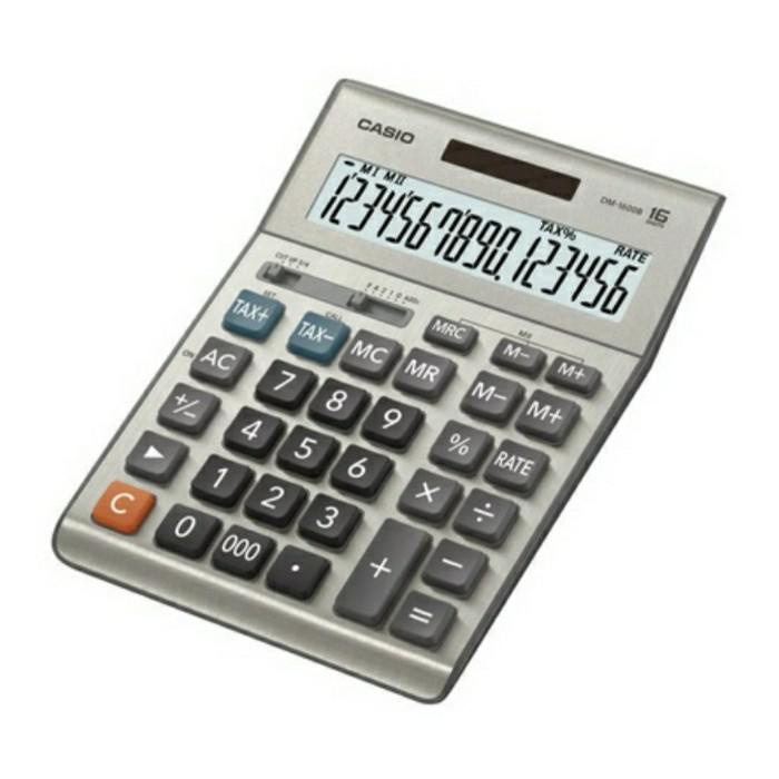 

PROMO! CASIO DM-1600 DESKTOP KALKULATOR / CALCULATOR KANTOR MEJA DM1600 |Kalkulator