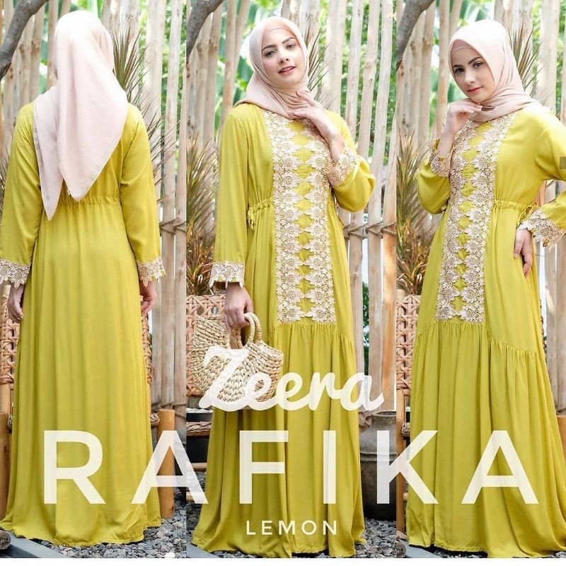 DASTER ARAB RAFIKA | RAYON SUPER GRADE A | RESLETING DEPAN BUSUI | RENDA MILO ORI