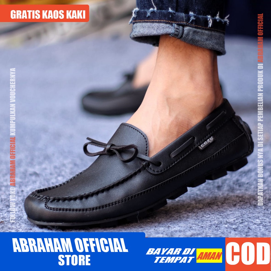 ABRAHAM Sepatu Casual Slip On Kerja Pria