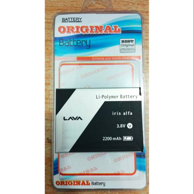 BATTERY BATERAI BATRE LAVA IRIS ALFA